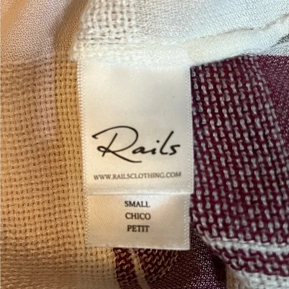 Rails Anthropologie Becca Cusco Stripe Dress SZ Small - Picture 16 of 16